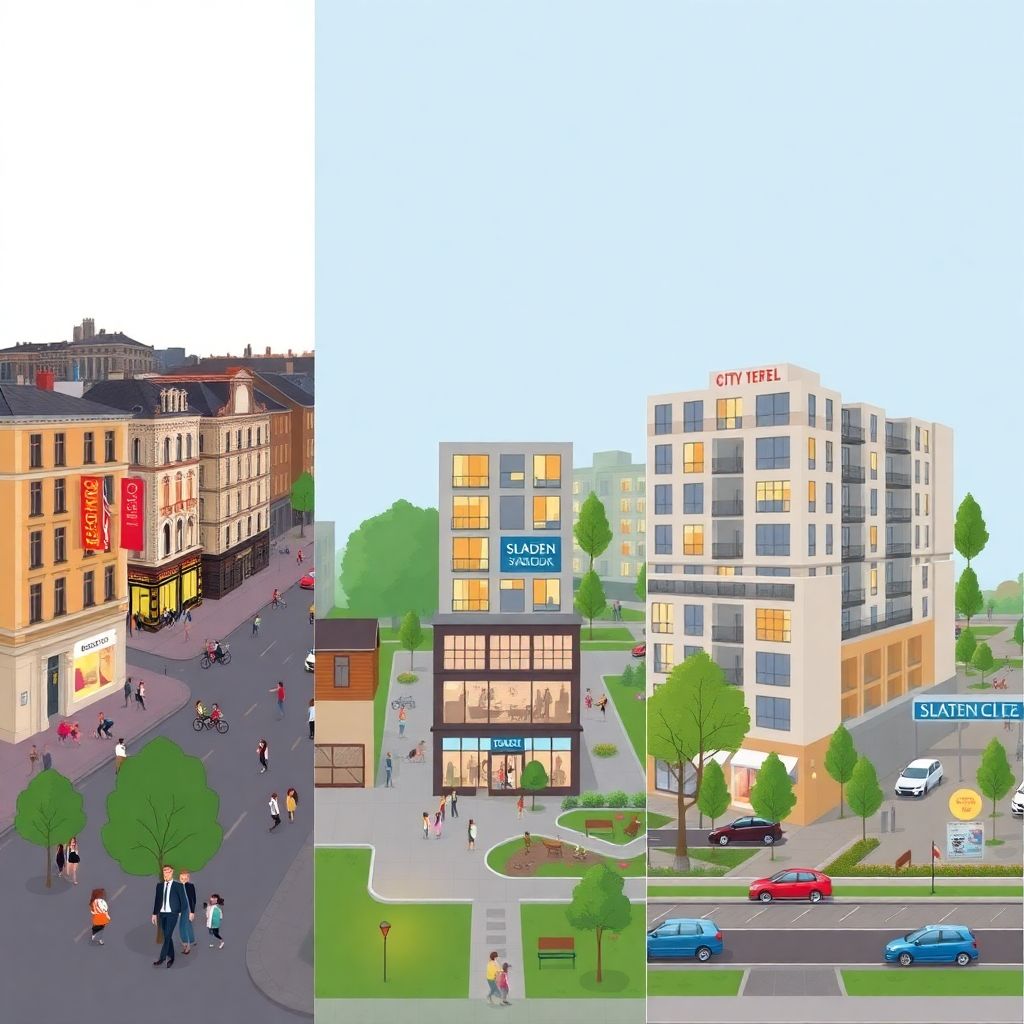 Где выгоднее покупать жилье: центр города, спальные районы или пригороды