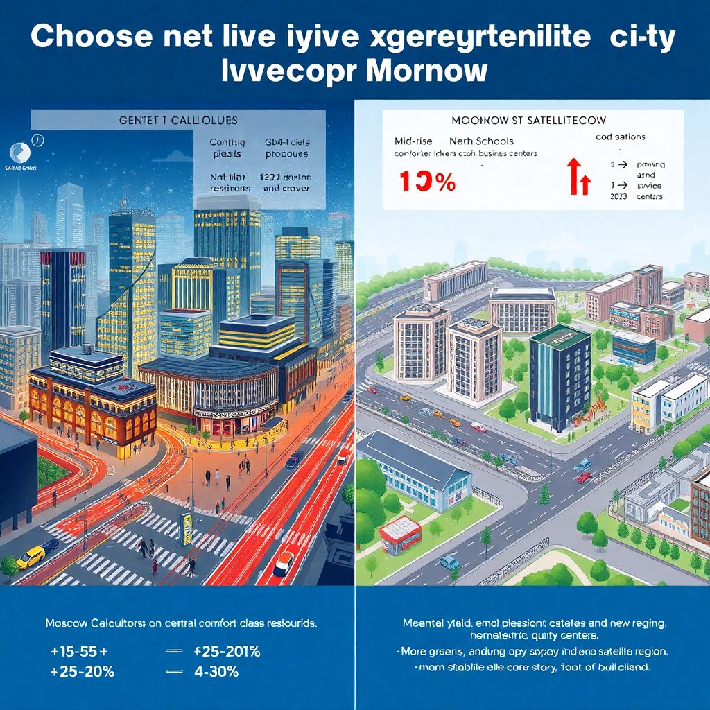 Город-спутник или центр мегаполиса: где выгоднее покупать жилье для жизни и инвестиций