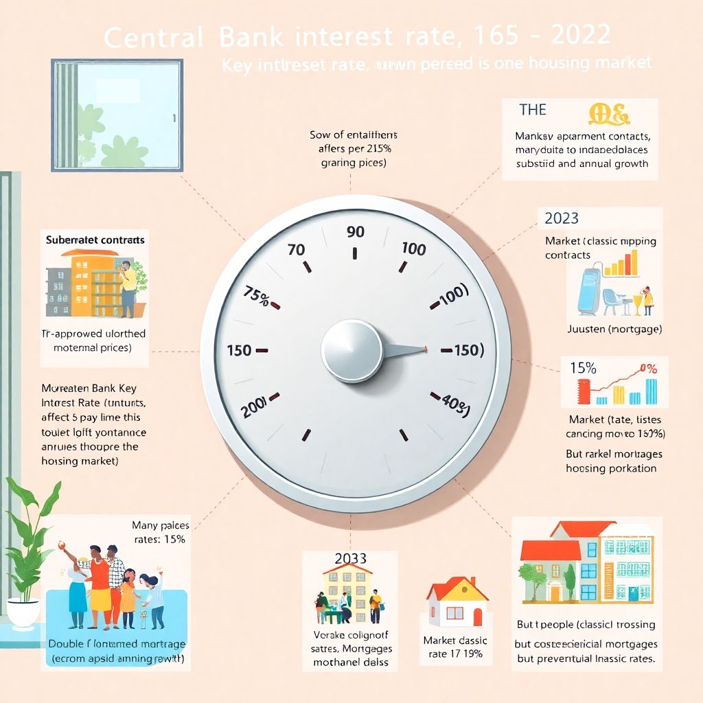 Как ключевая ставка ЦБ влияет на стоимость жилья и спрос на ипотеку в 2025 году
