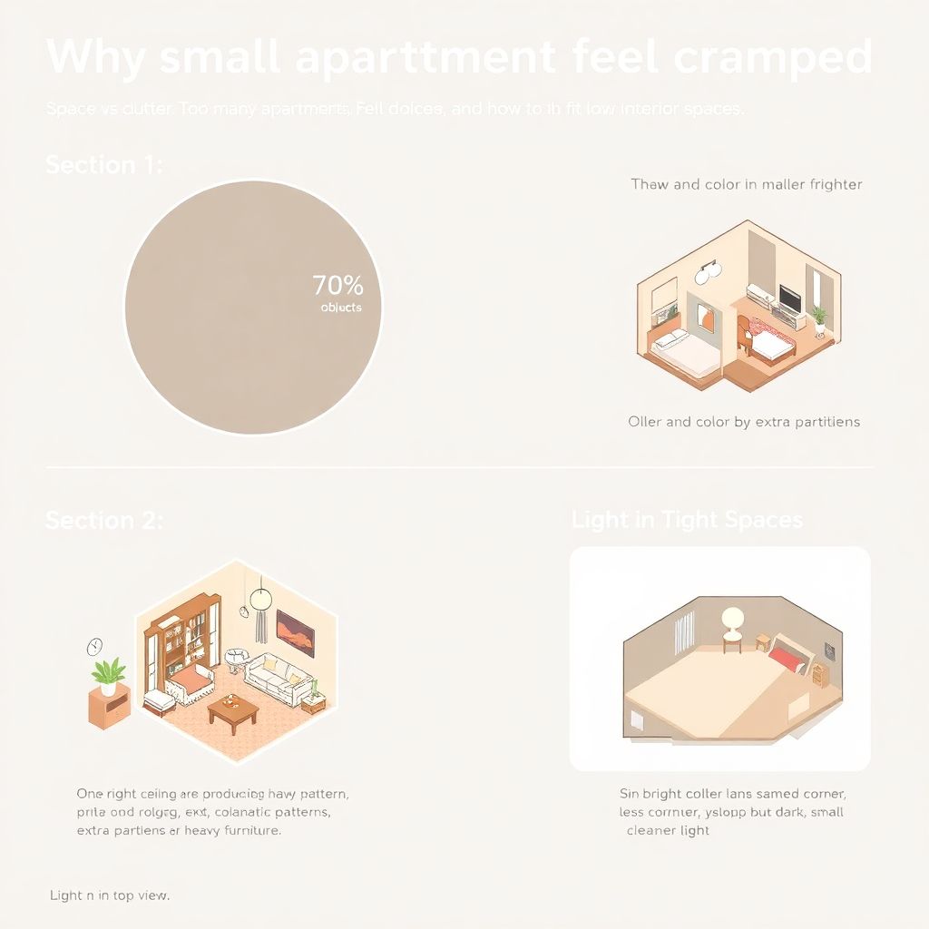 Дизайн маленьких квартир: приёмы визуального увеличения пространства