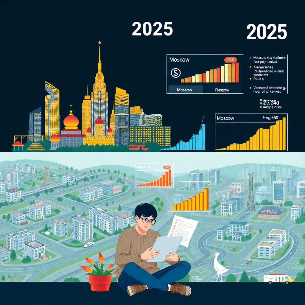 Где выгоднее покупать квартиру в 2025 году: Москва, область или города‑миллионники