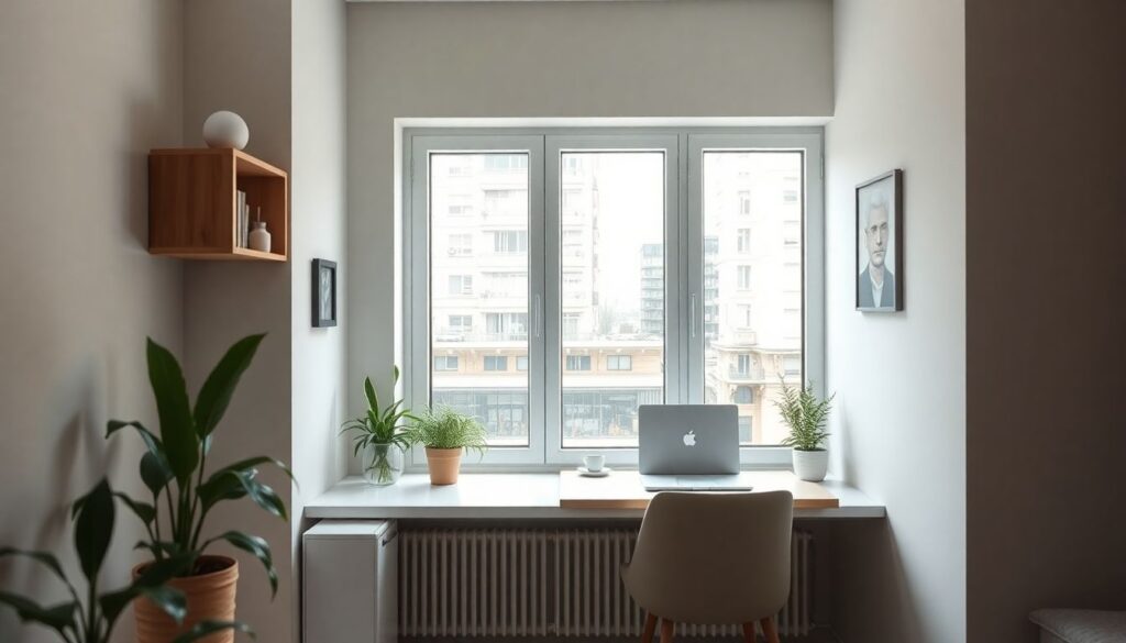 Домашний офис в городской квартире: как организовать удобное рабочее место без перепланировки - иллюстрация