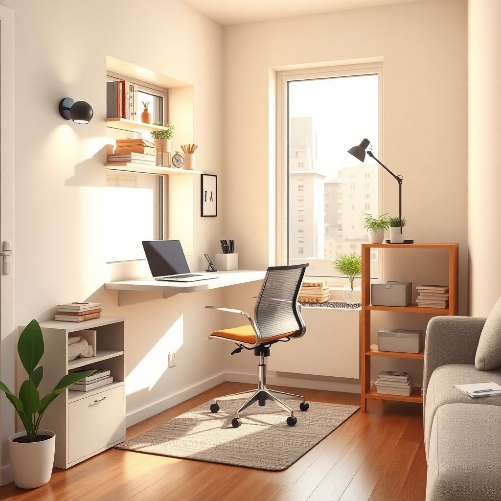 Домашний офис в городской квартире: как организовать рабочее место без перепланировки
