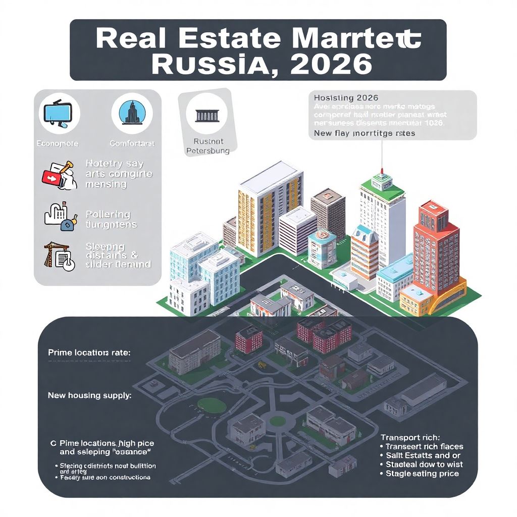 Тренды 2026 года на рынке недвижимости России: что будет с ценами и спросом